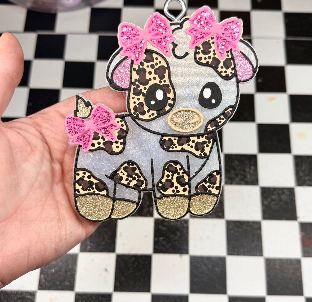 Custom Cow w/Bows