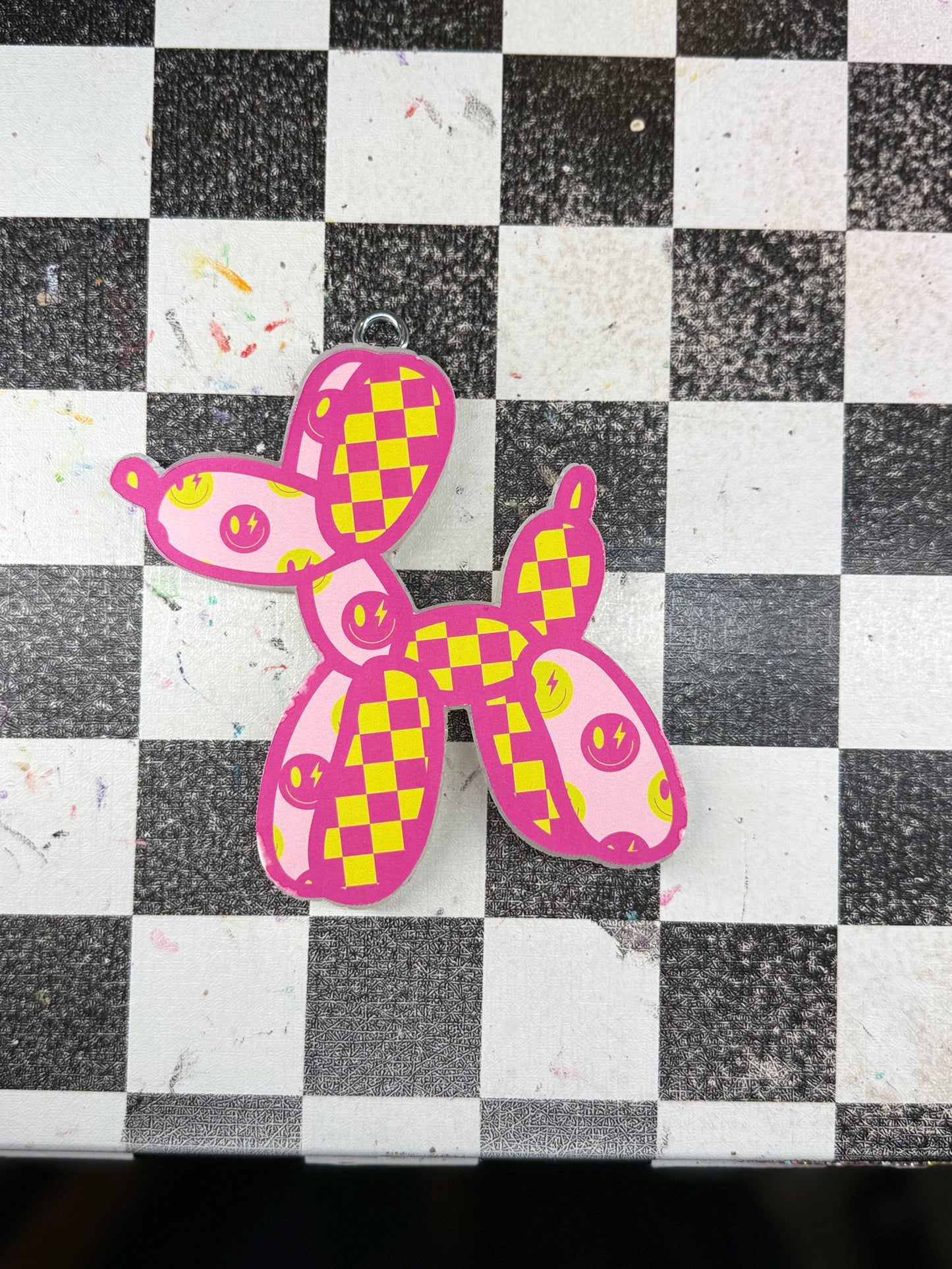 Cardstock Balloon Dog RTS • sugared suede