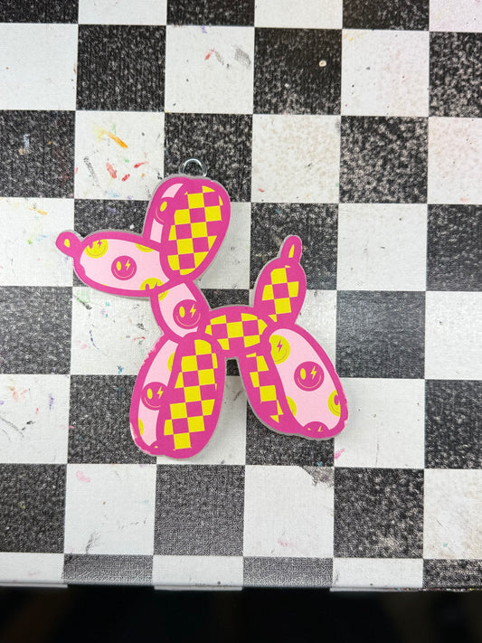 Cardstock Balloon Dog RTS • sugared suede
