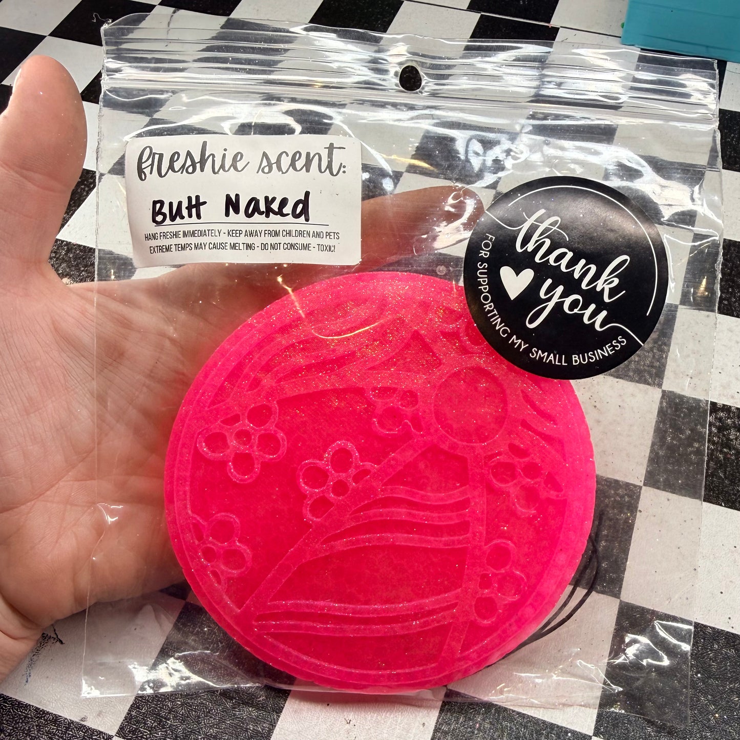 Groovy beach ball • butt naked