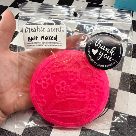 Groovy beach ball • butt naked