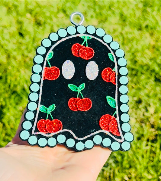 Custom Turquoise Ghost With Cherries