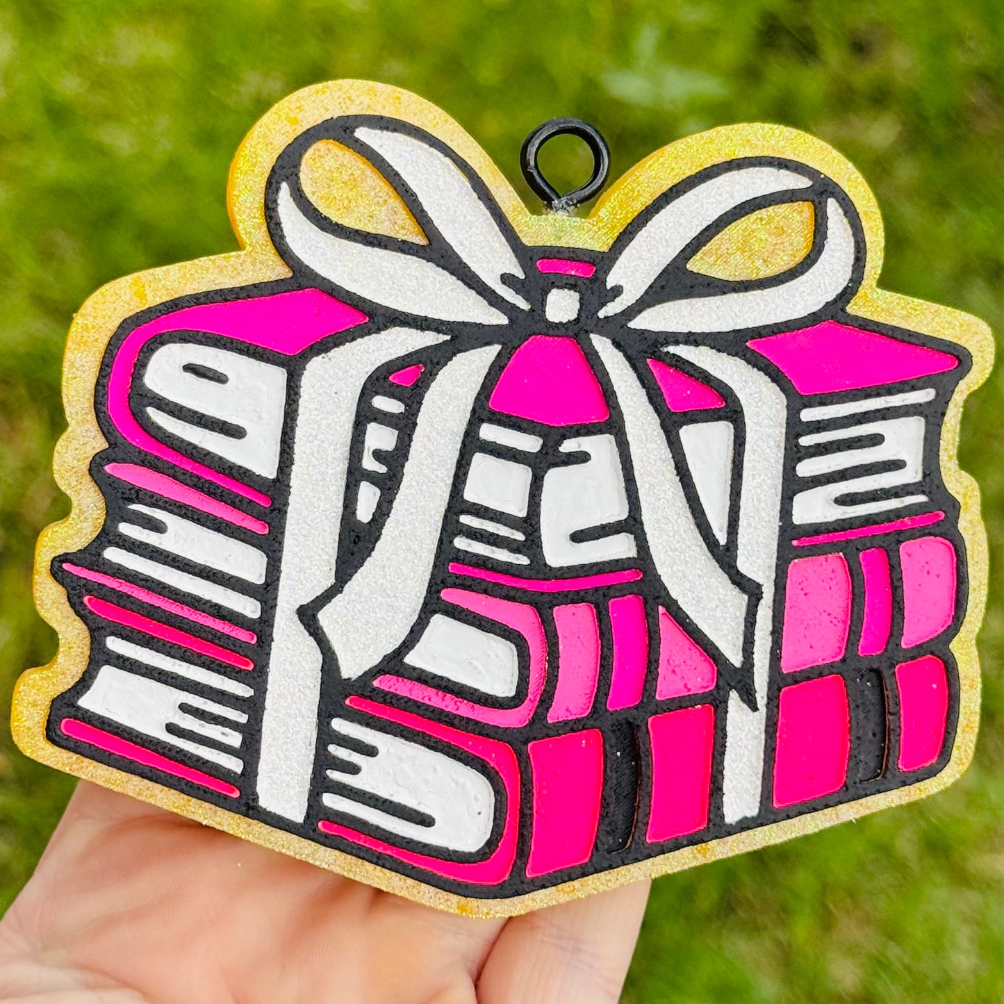 Custom Books Wrapped in Bow