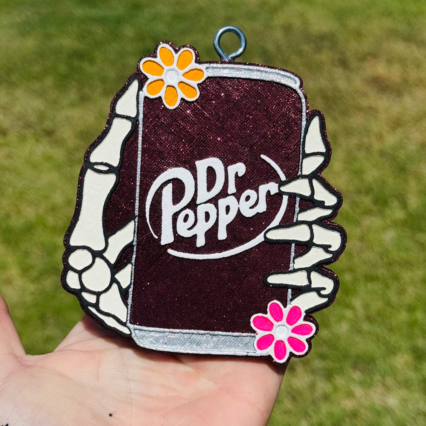 Custom Skeleton Hand Dr.Pepper