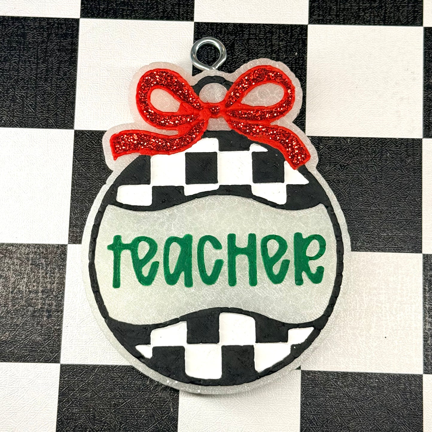 Custom Teacher Ornament