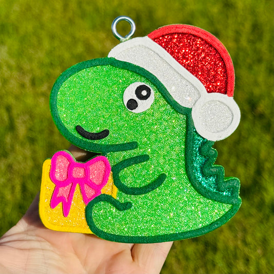 Custom Christmas Dinosaur
