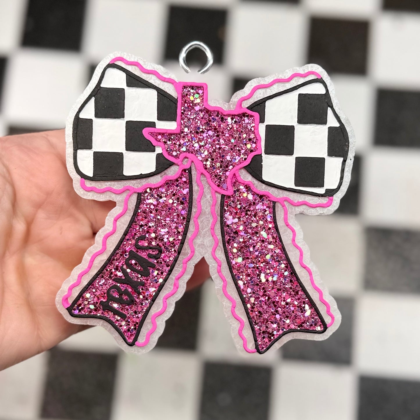 Check Texas Bow RTS • leather & lace