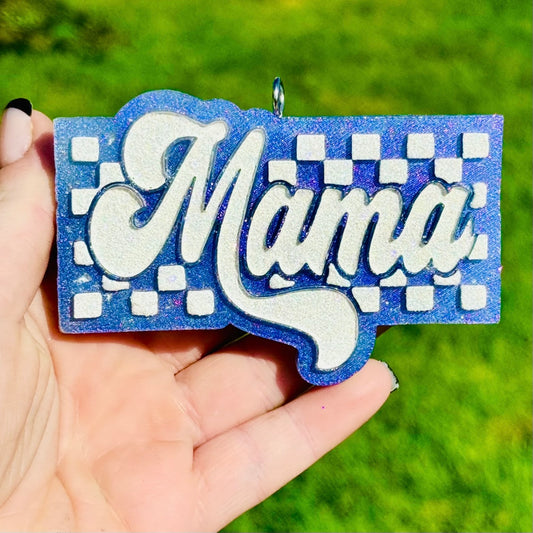 Custom Checkered Mama Rectangle