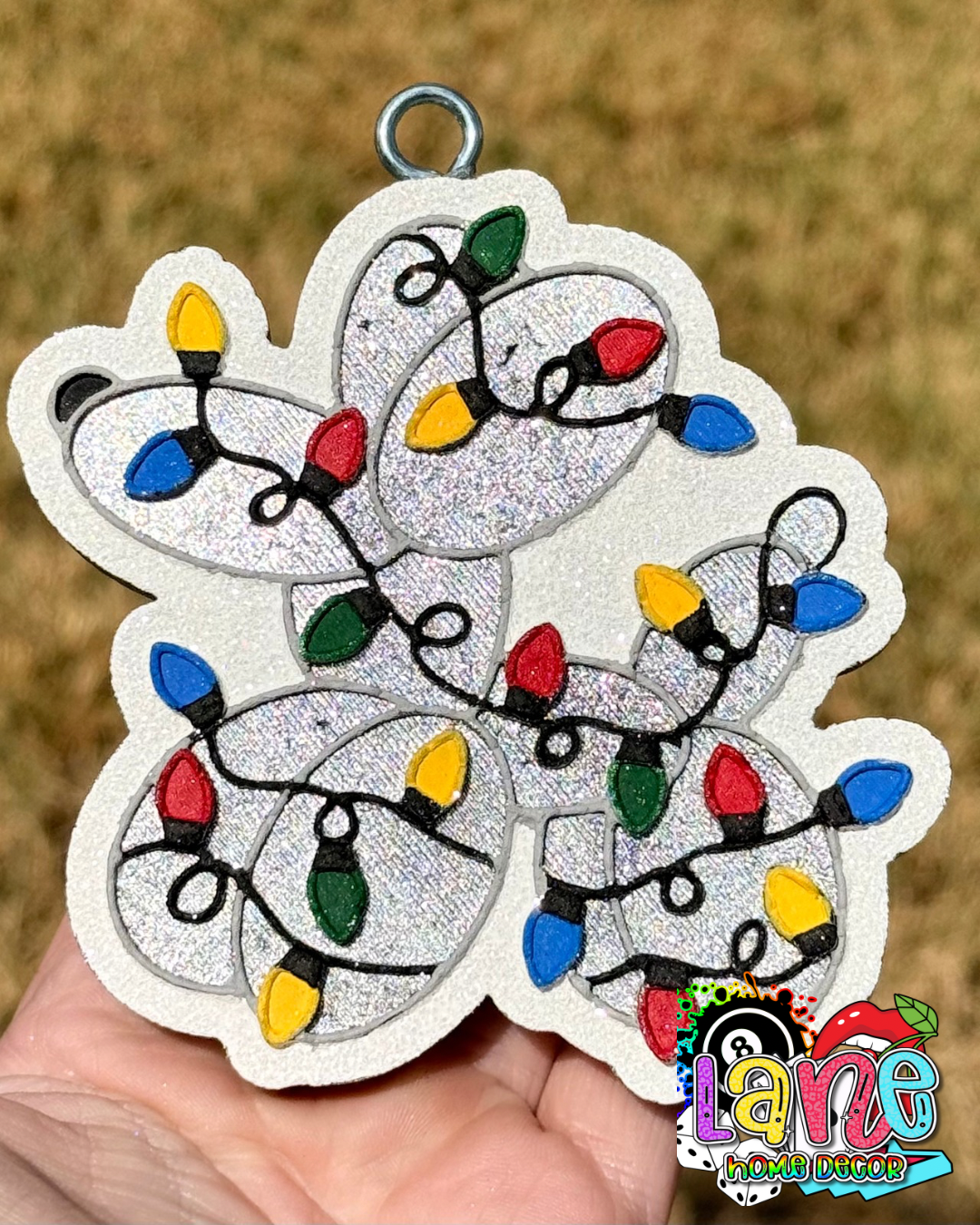 Custom Christmas Lights Balloon Dog