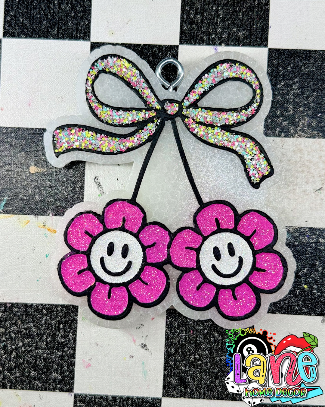 Custom Smiley Flower Cherries
