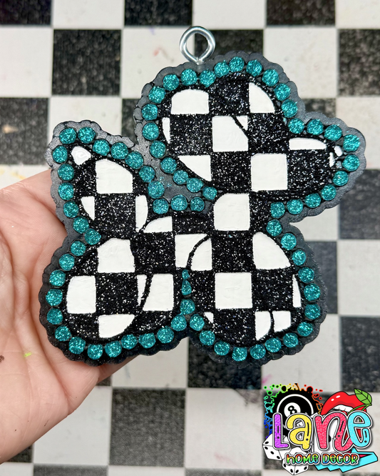 Custom Jeweled/Check Balloon Dog