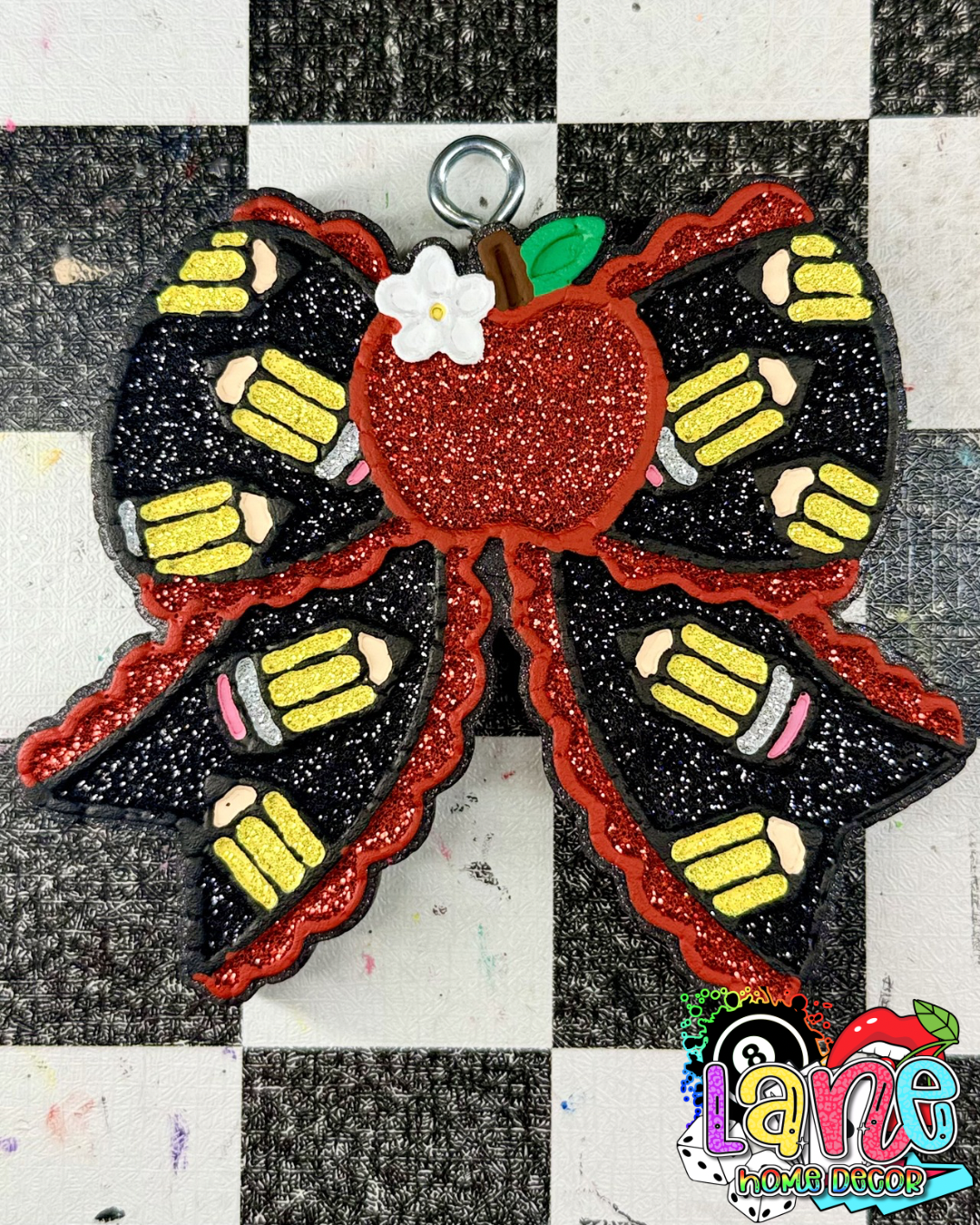 Custom Teacher Pencil Bow