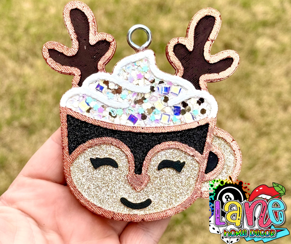 Custom Reindeer Christmas Mug