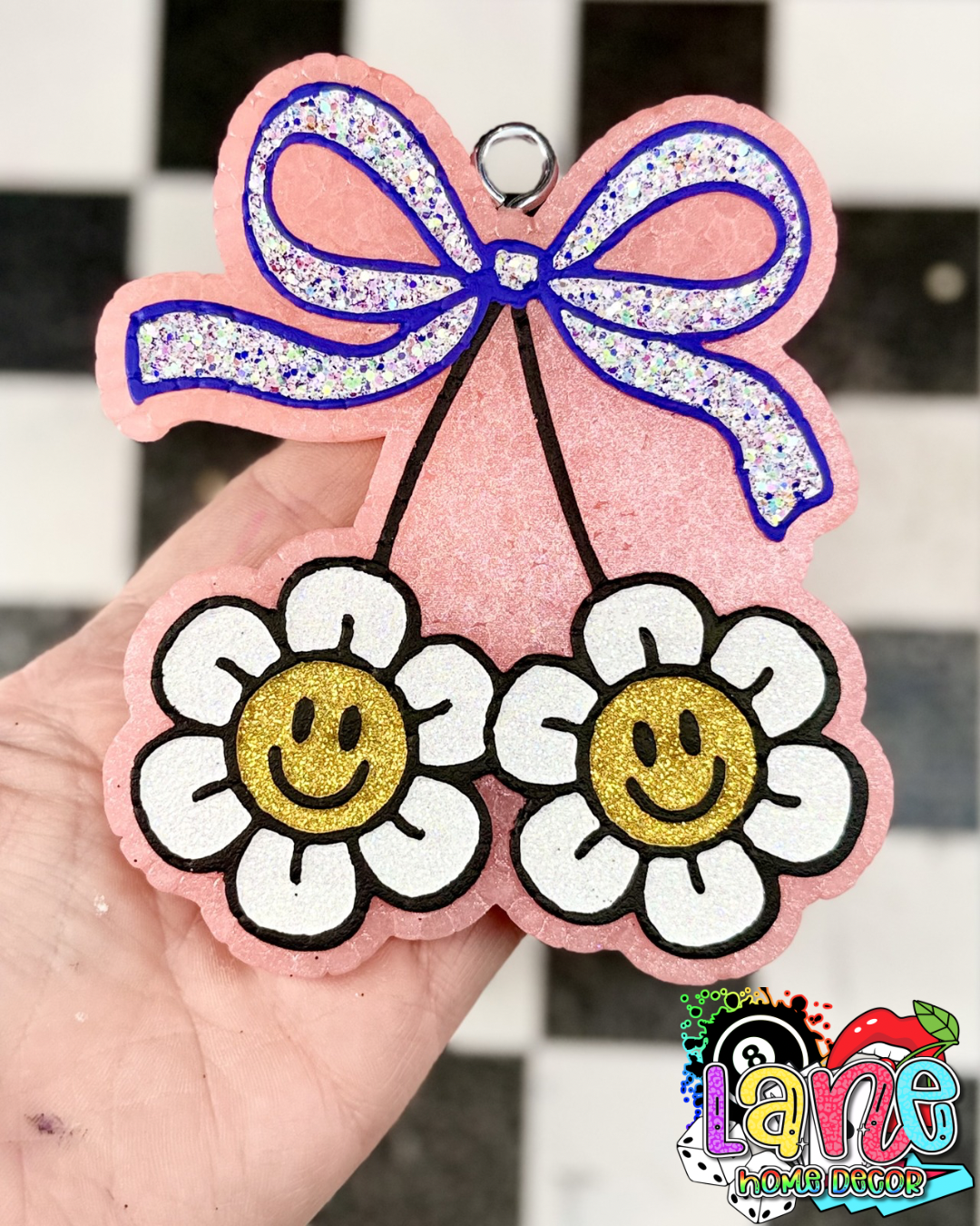 Custom Smiley Flower Cherries