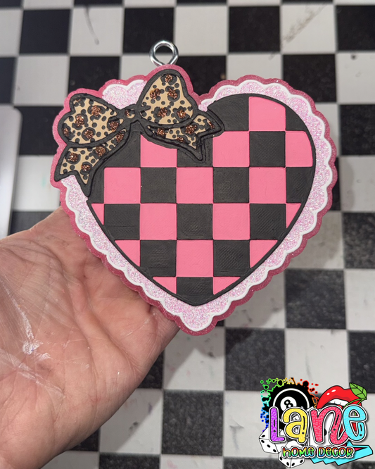 Check Heart W/Bow RTS • Waikiki beach coconut