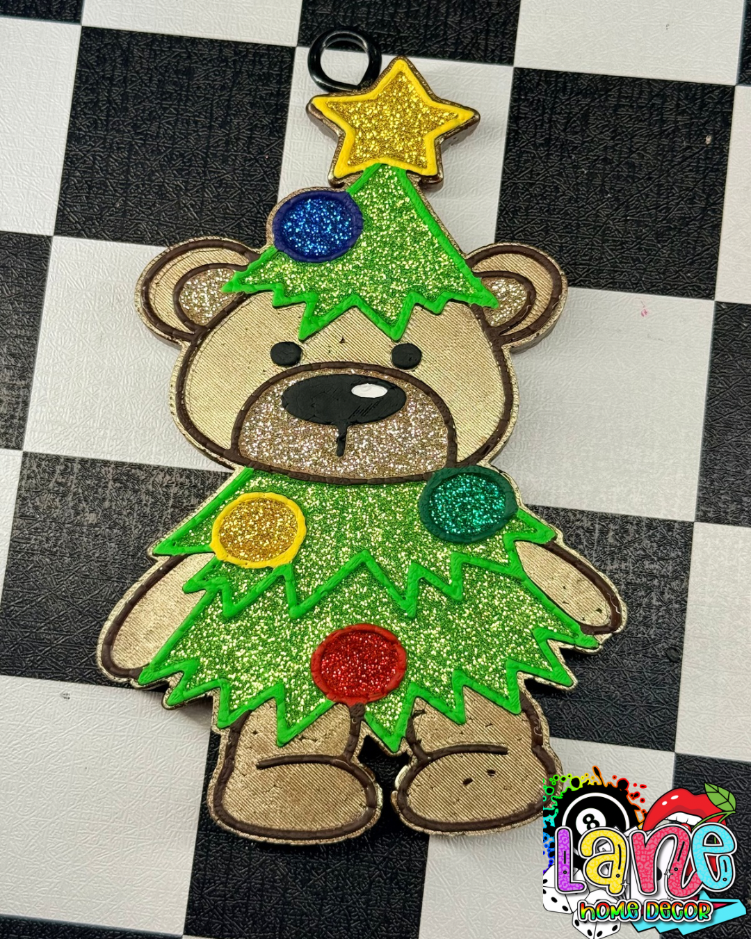 Custom Christmas Tree Bear