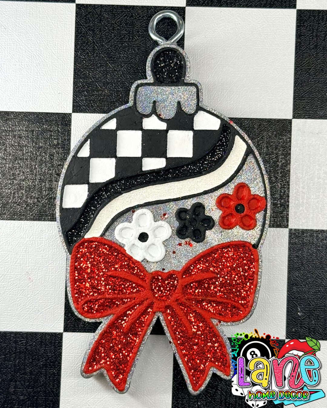 Custom Checkered Ornament