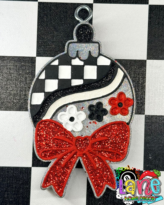 Custom Checkered Ornament