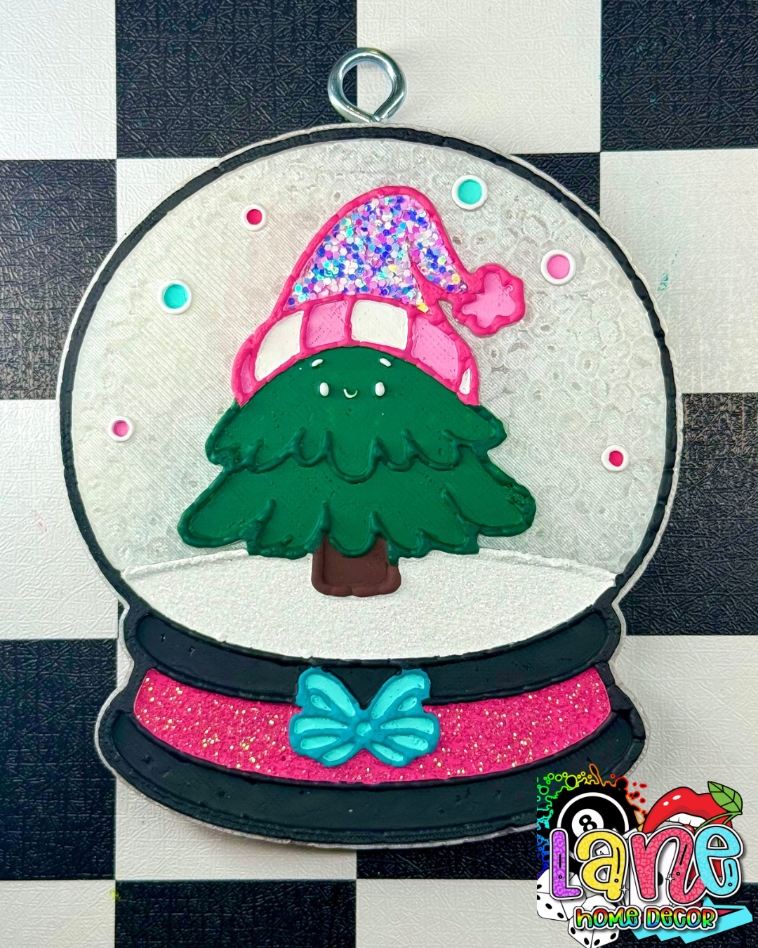 Custom Christmas Tree Snow Globe