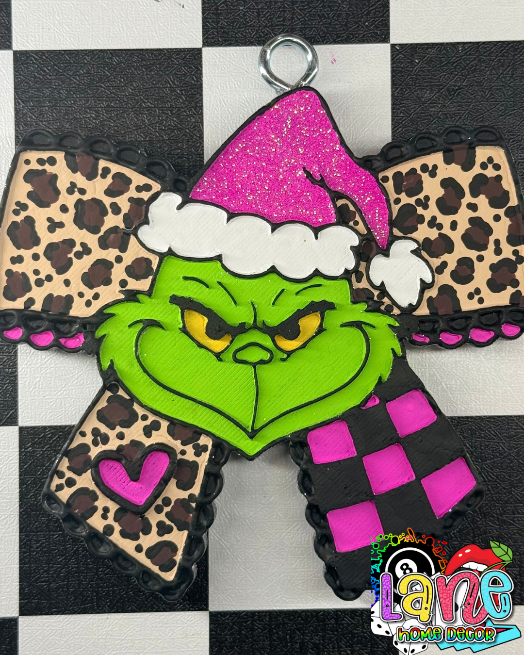 Custom Check Grinch Bow