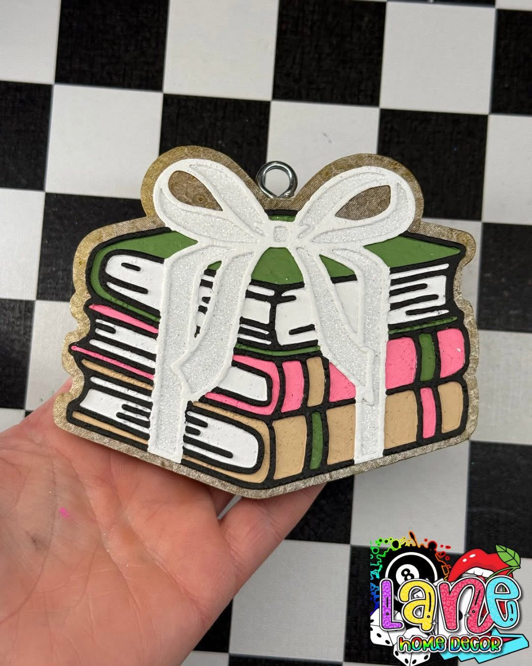 Custom 3 Books Wrapped in Bow