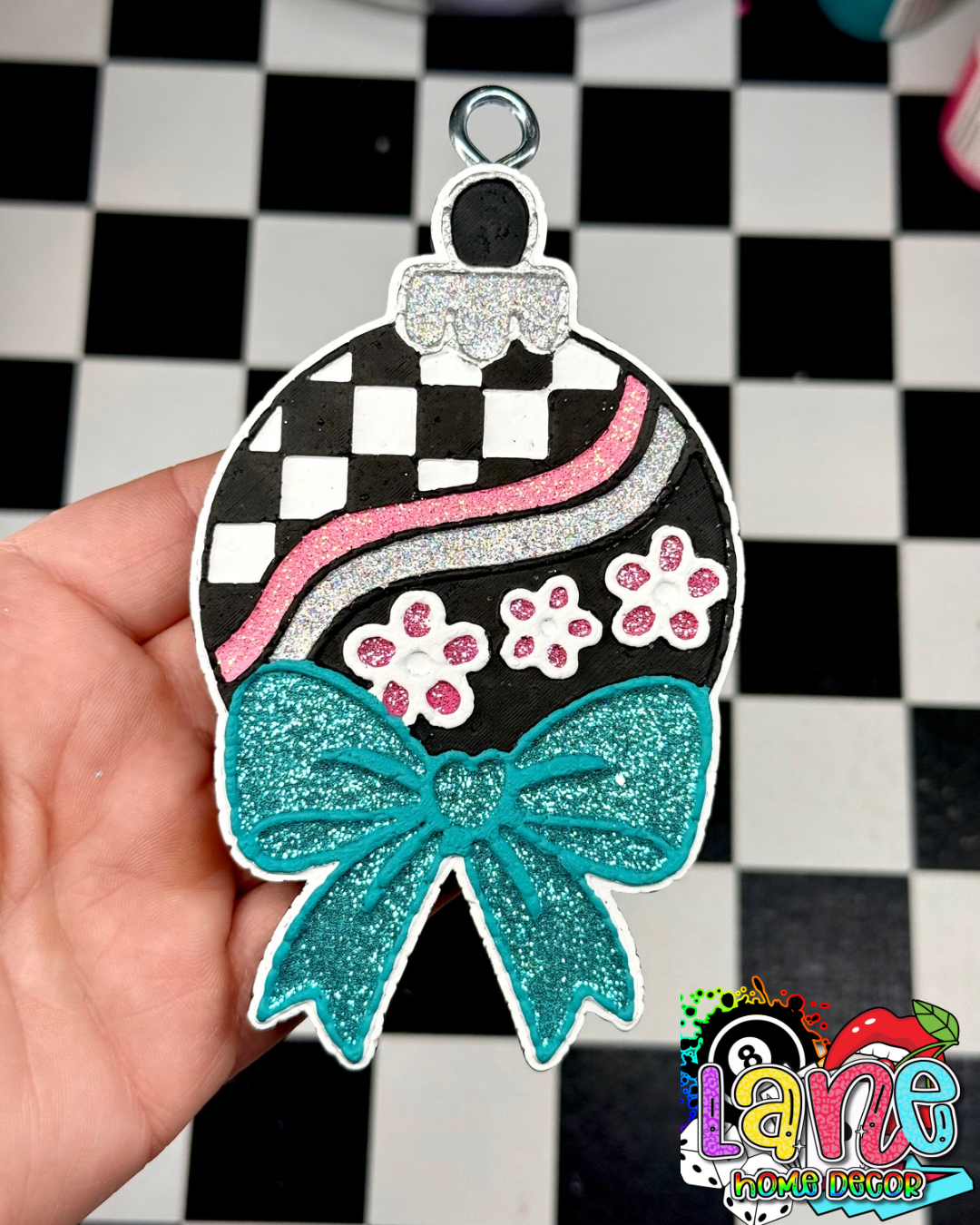 Custom Checkered Ornament