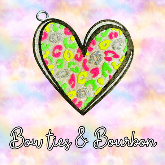 Leopard Print Heart RTS