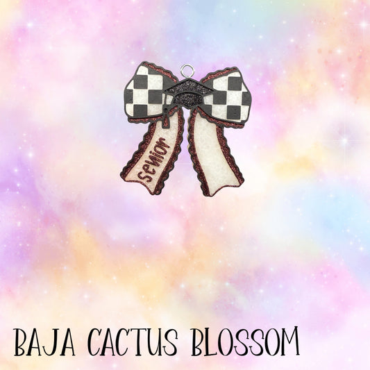 Graduation Senior Bow RTS • Baja Cactus Blossom