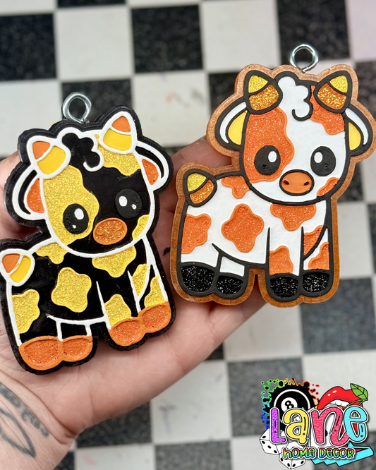 Custom Candy corn cow