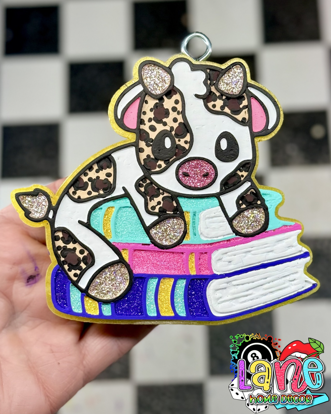 Book Stack Cow RTS • sweet Grace