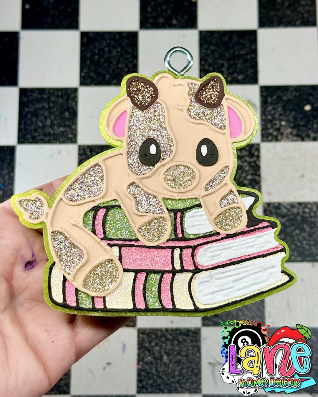 Book Stack Cow RTS • hello beautiful