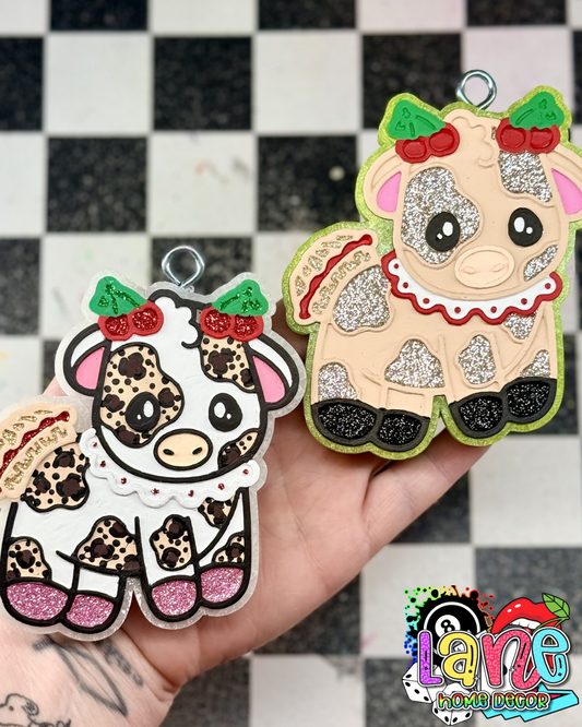 Custom cherry pie cow