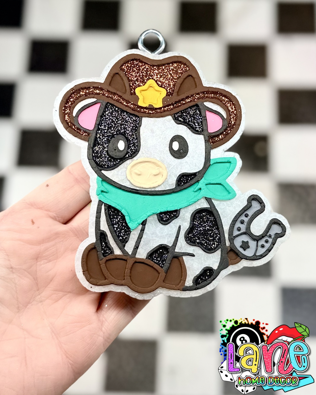 Custom Cowboy Cow