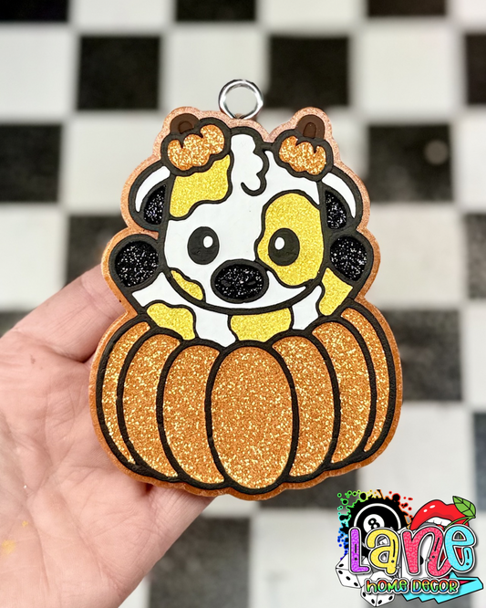Custom Pumpkin Patch Cow