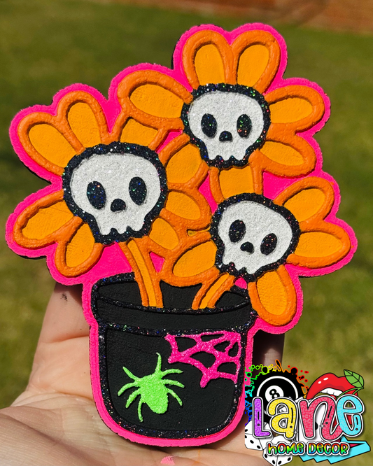 Custom Skull Flower Pot