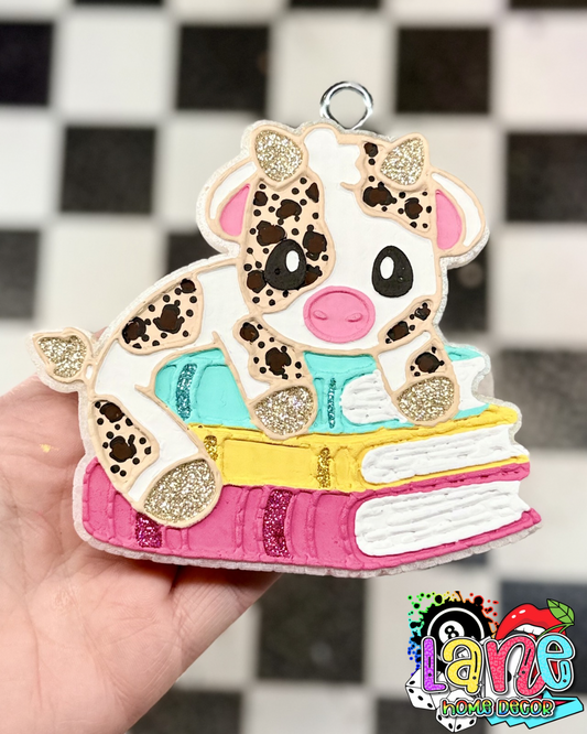 Bookish Cow RTS • sugared suede