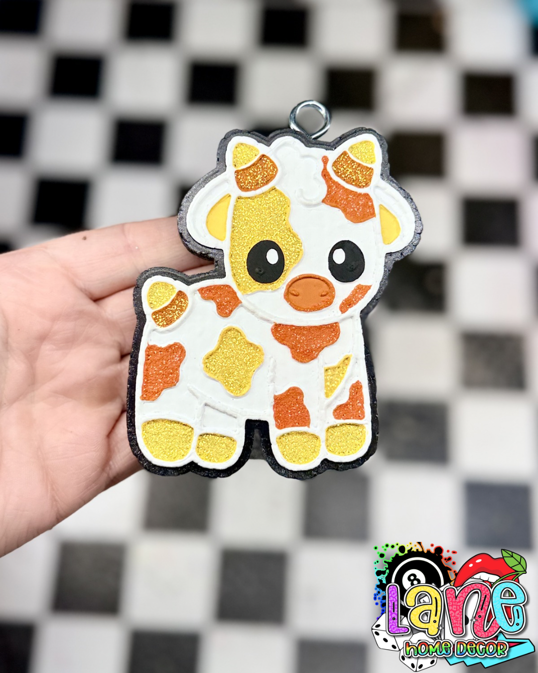 Custom Candy corn cow