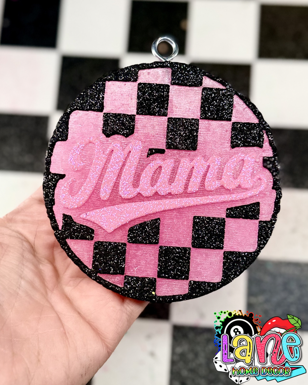 Custom LG check mama circle